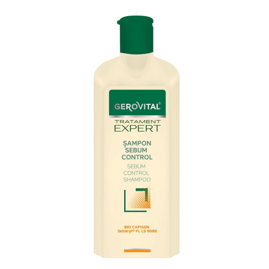 Sampon sebum control Tratament Expert, 250 ml, Gerovital 