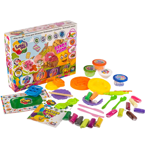 Set de modelat plastilina Lovin Do Candy Shop, +3 ani, Oktoclay