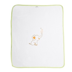 Paturica Sweet Dreams, 70x90 cm, Alb-Verde, Elefant, Tuxi Brands