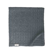 Paturica tricotata Cable, 80x100 cm, Quiet Gray, Tuxi Brands