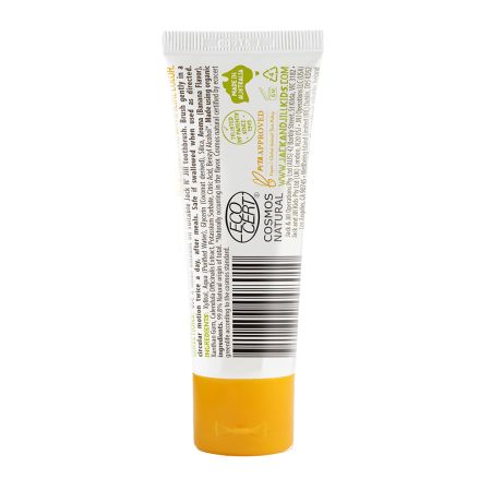 Pasta de dinti naturala pentru copii cu aroma de Banane, +6 luni, 50 g, Jack N Jill 765193