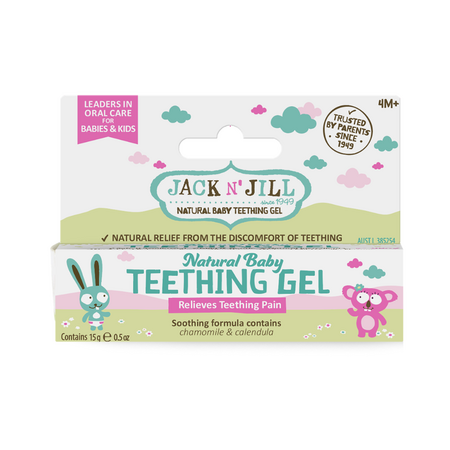 Gel calmant natural pentru eruptii dentare bebelusi, +4 luni, 15 g, Jack N Jill 814160
