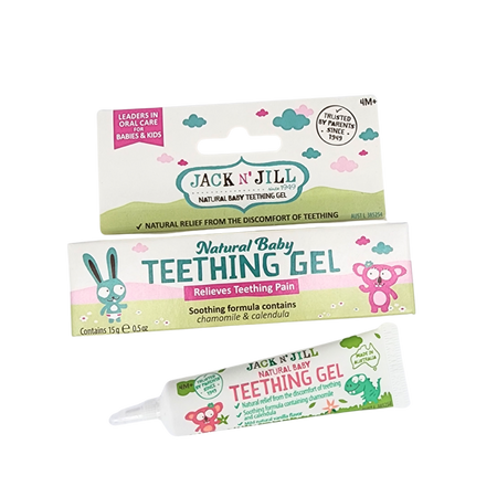 Gel calmant natural pentru eruptii dentare bebelusi, +4 luni, 15 g, Jack N Jill