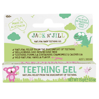 Gel calmant natural pentru eruptii dentare bebelusi, +4 luni, 15 g, Jack N Jill