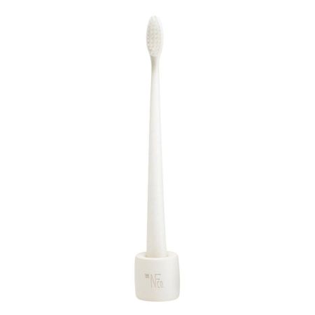 Periuta de dinti biodegradabila cu suport Ivory (alb), Jack N Jill 489412