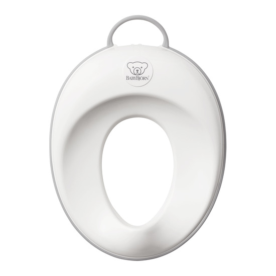 Reductor pentru toaleta Toilet training seat Alb/gri, Babybjorn