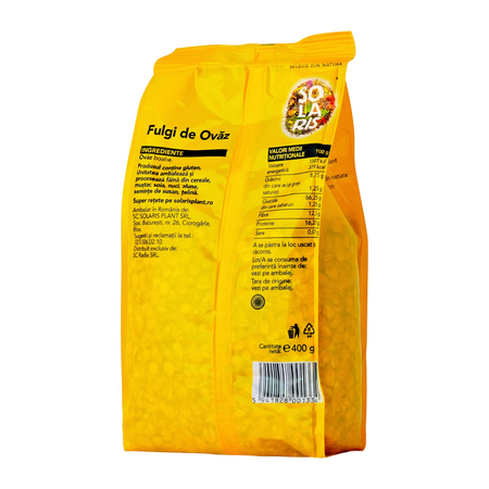 Fulgi de ovaz, 400 g, Solaris 746997