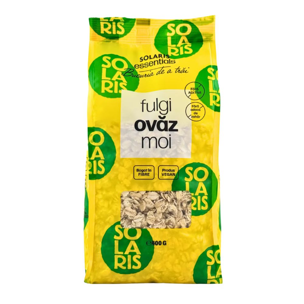Fulgi de ovaz moi, 400 g, Solaris
