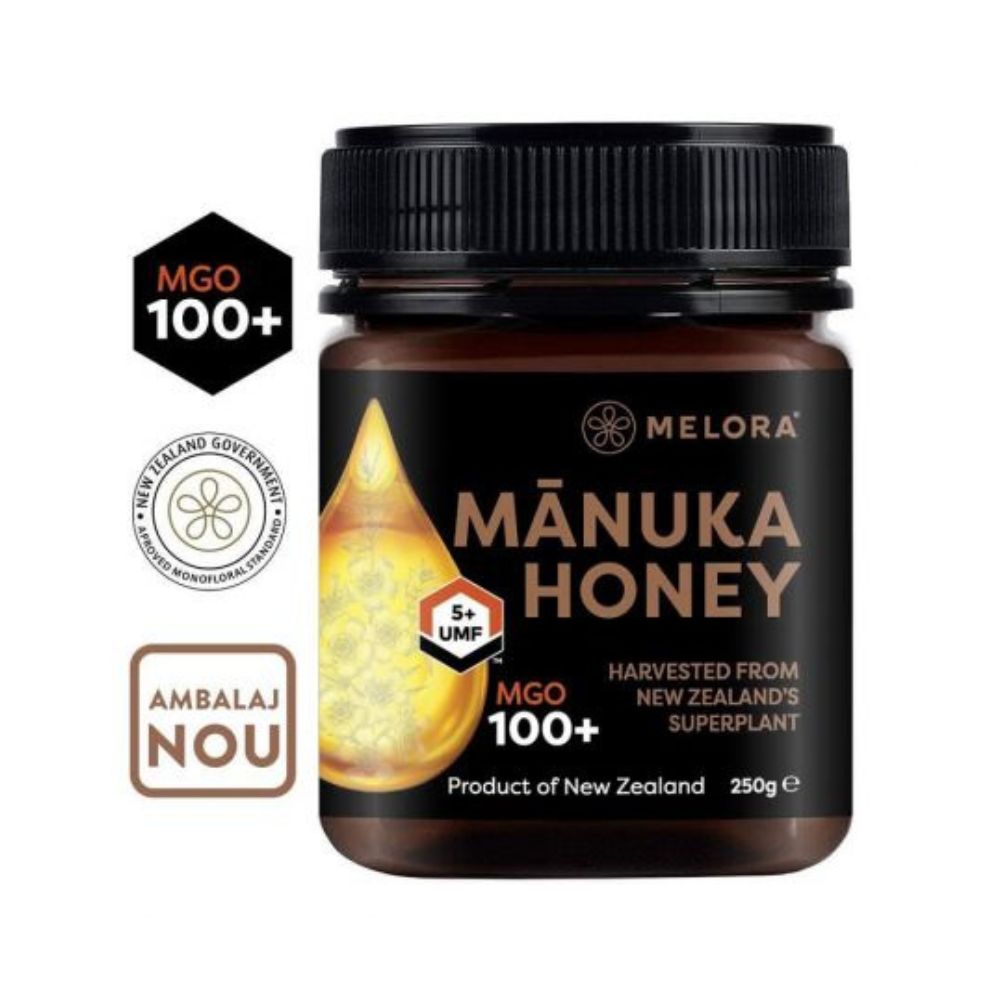 Miere de Manuka naturala, MGO 100+, 250 gr, Melora