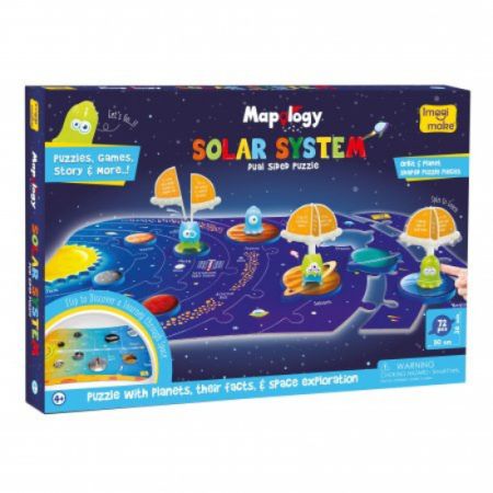 Puzzle cu doua fete  Sistemul Solar