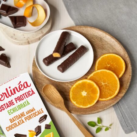 Batoane cu ciocolata si portocala, 62 g, Gerlinea 660263