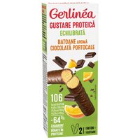 Batoane cu ciocolata si portocala, 62 g, Gerlinea