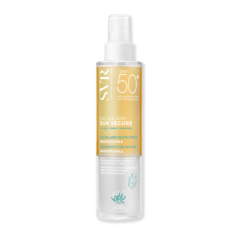 Apa de protectie solara SPF50+ Sun Secure, 200 ml, SVR