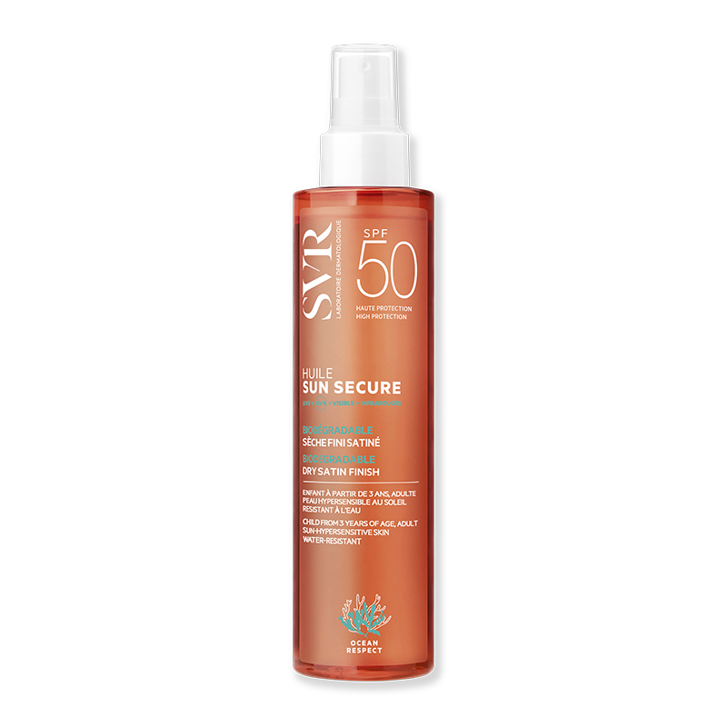 Ulei pentru protectie solara SPF50+ Sun Secure, 200 ml, SVR