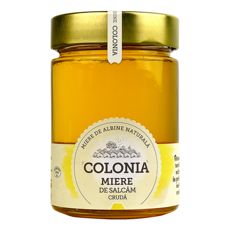 Miere de salcam cruda, 420 g, Colonia