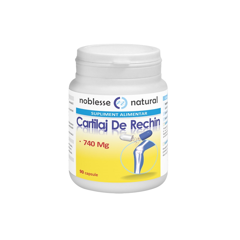 Cartilaj de rechin 740 mg, 90 capsule, Noblesse