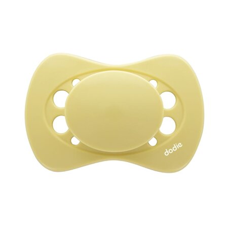 Set 2 suzete design eco galben, 0-6 luni, Dodie 489775