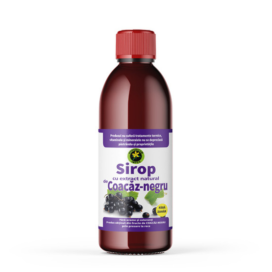 sirop de coacaza negre fara zahar