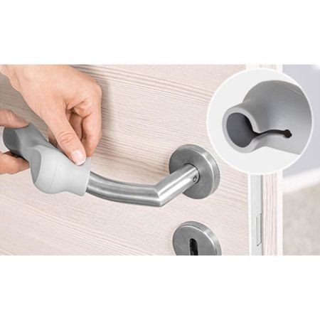 Set protectii din silicon pentru clanta usii, 2 bucati, Reer 489887