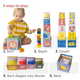 Joc de stivuire si sortare Savannah, +12 luni, Taf Toys    489952
