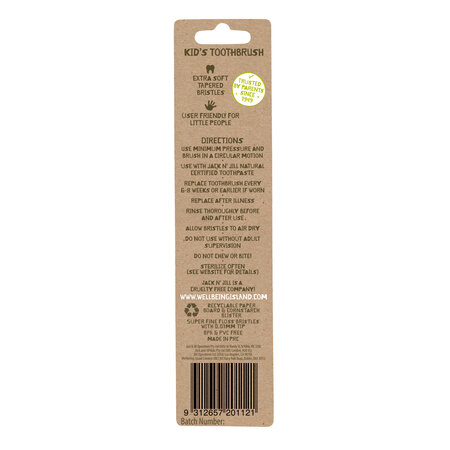Periuta de dinti eco pentru bebe si copii Unicorn, 1 bucata, Jack N Jill 766694
