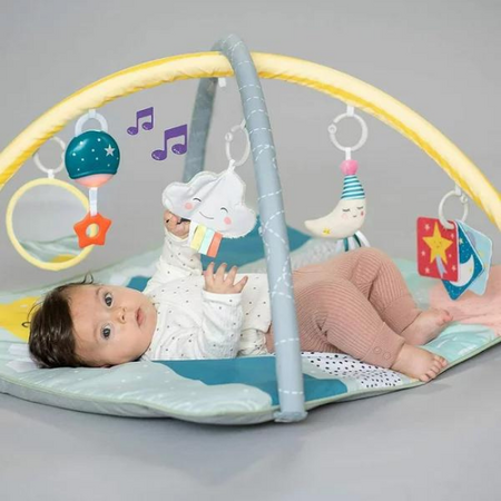 Salteluta de joaca cu sunete, +0 luni, Mini Moon, Taf Toys 490096