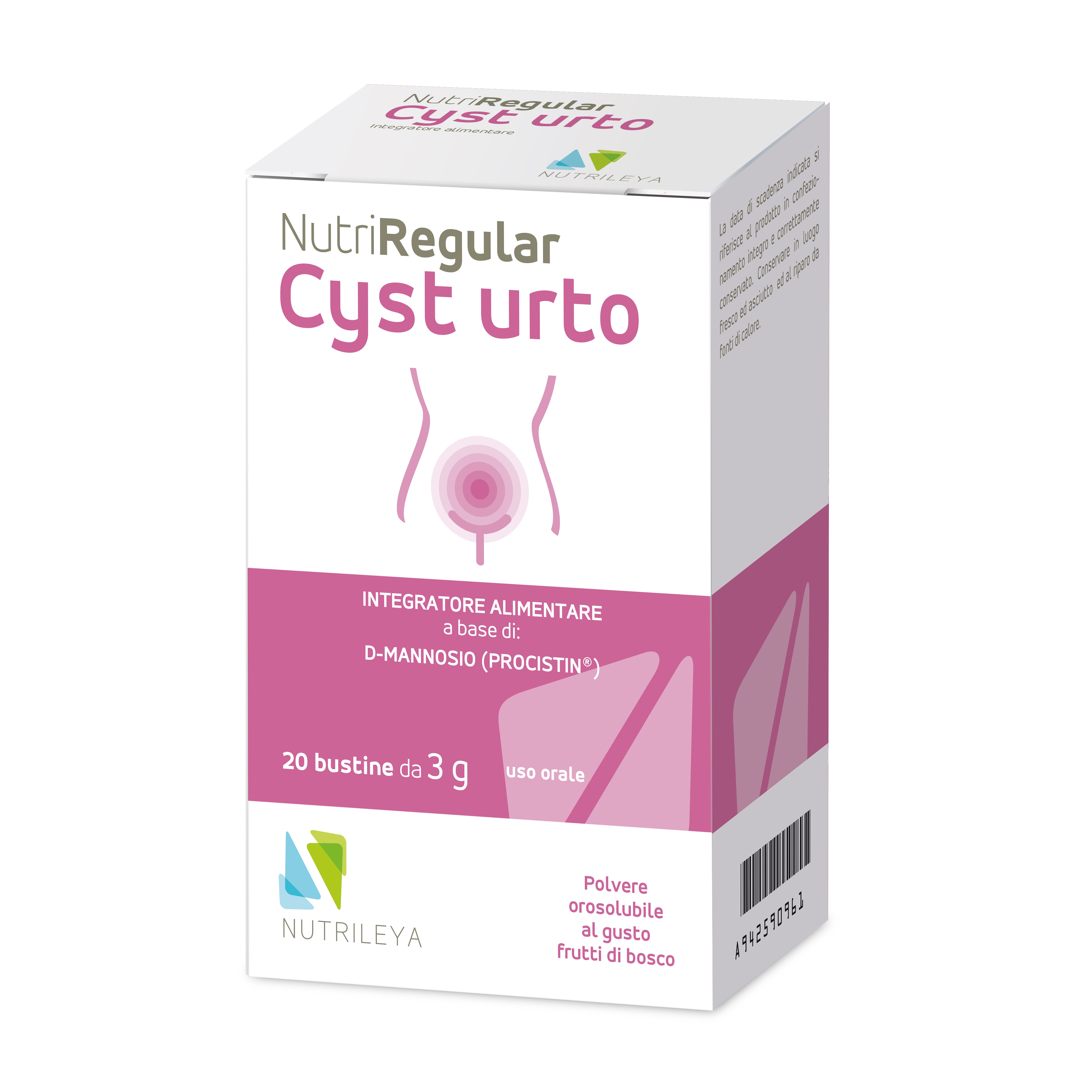 NutriRegular Cyst urto, 20  plicuri, Nutrileya