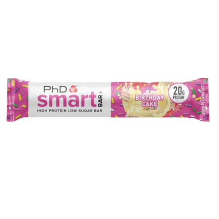 Baton proteic Phd Smart Birthday Cake, 64 g, PhD Nutrition