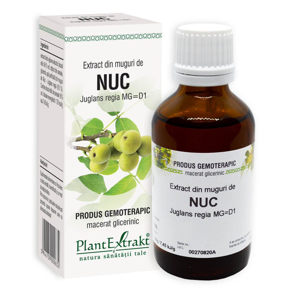 Extract din muguri de Nuc, 50 ml, PlantExtrakt