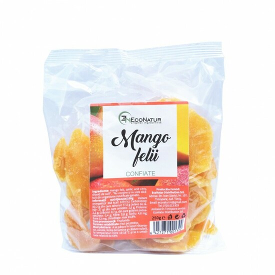 Mango confiat, 250 g, Econatur