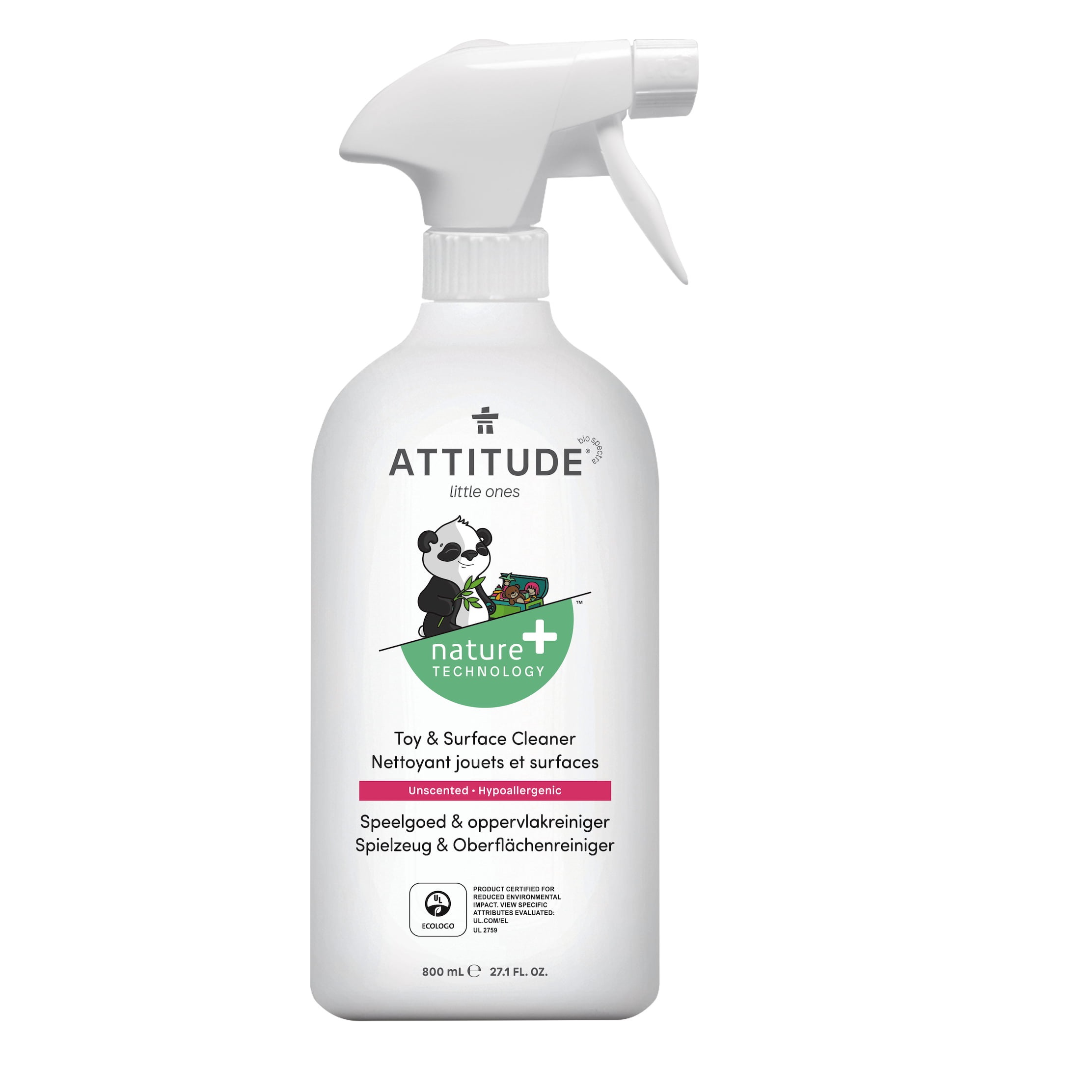 Solutie pentru curatat jucarii si suprafete, 800 ml, Attitude