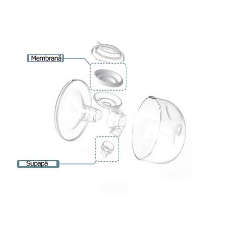Set cupe hands free, 24 mm, Spectra 622694