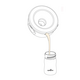 Set cupe hands free, 24 mm, Spectra 622691