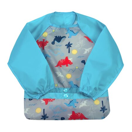 Bavetica multifunctionala cu maneci lungi Grey Dinosaurs