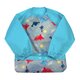 Bavetica multifunctionala cu maneci lungi Grey Dinosaurs, +2 ani, Green Sprouts 490537