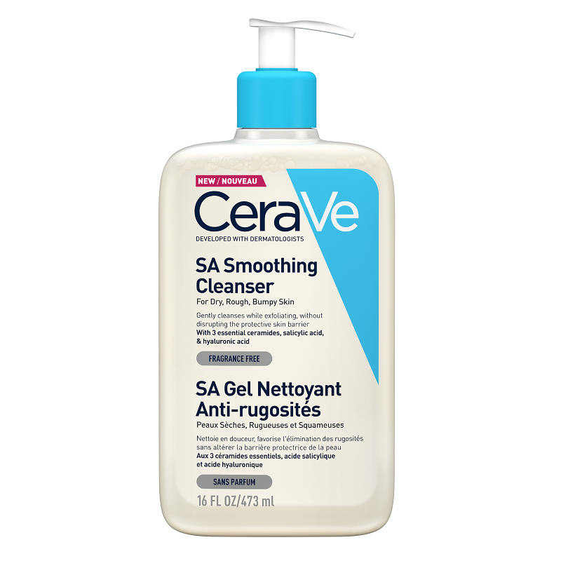 Gel de curatare anti-rugozitati pentru pielea uscata sau aspra, 473 ml, CeraVe