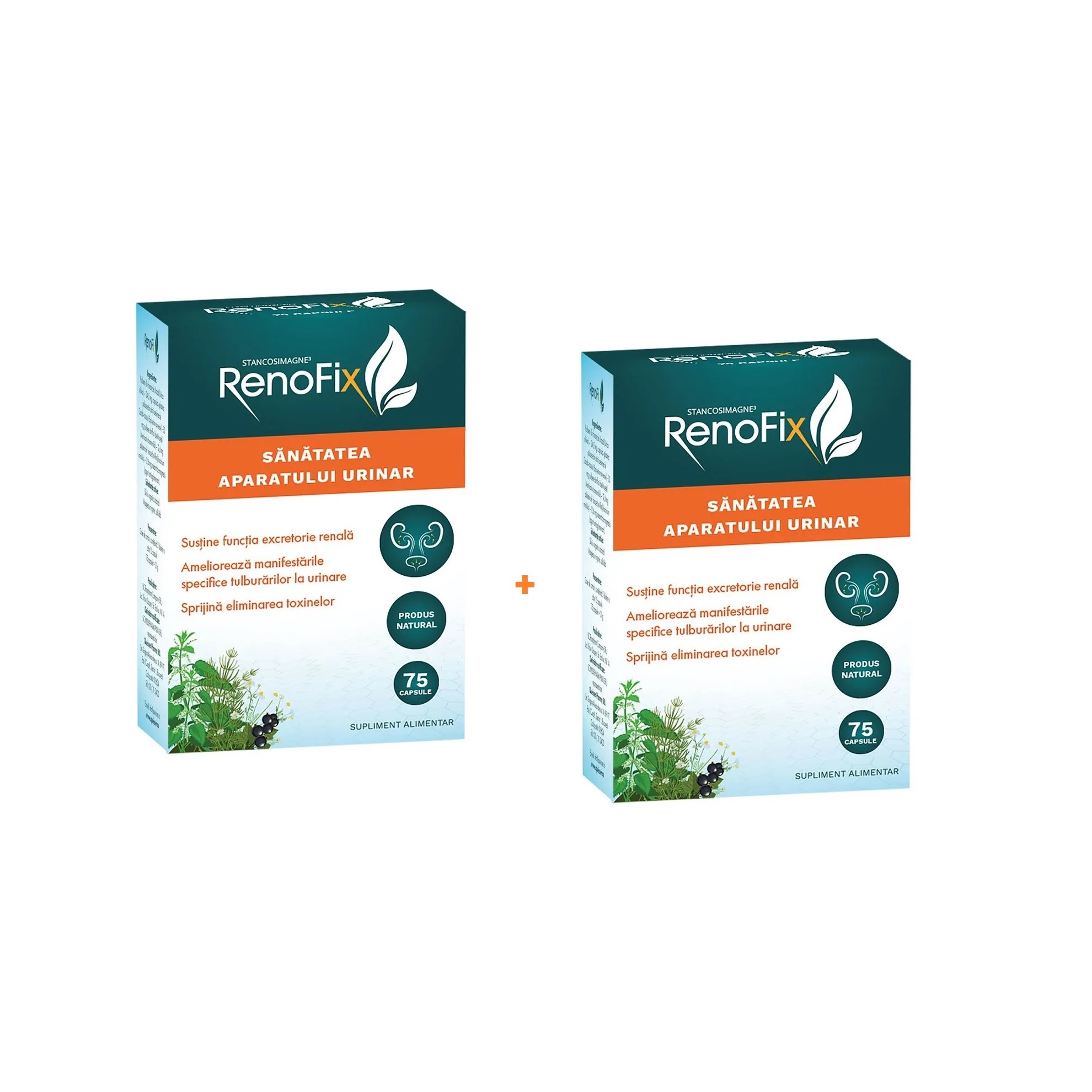 Pachet Stancosimagne Renofix, 2x75 capsule, Doppelherz