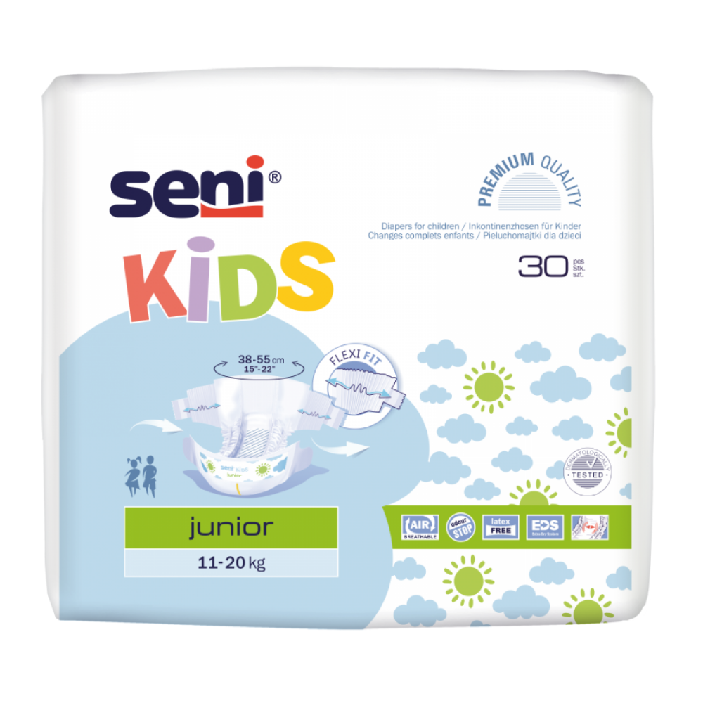 Scutece Incontinenta 11-20 kg Junior, 30 bucati, Seni Kids