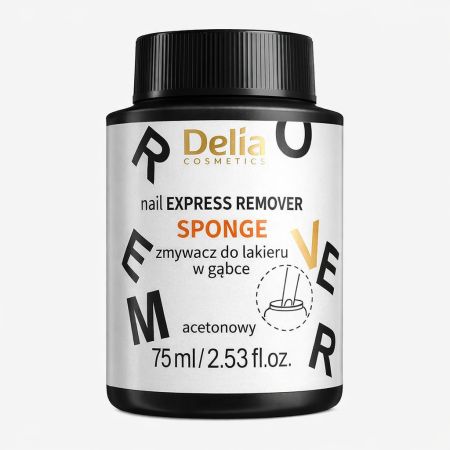 Dizolvant cu acetona si burete, 75 ml, Delia
