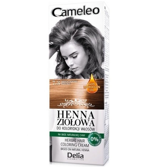 Vopsea pentru par pe baza de Henna, Nr. 7.3 Hazelnut