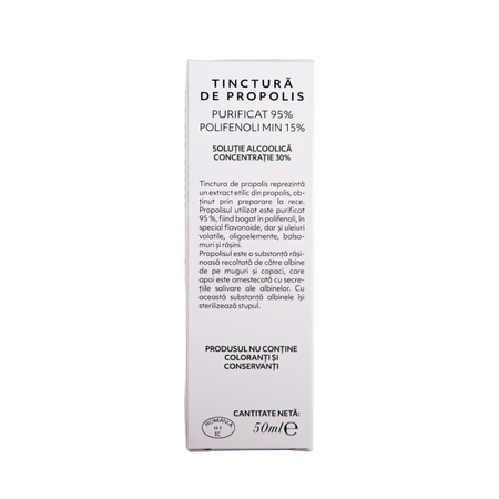 Tinctura de propolis purificat 95%, 50 ml, Albina Carpatina 817000