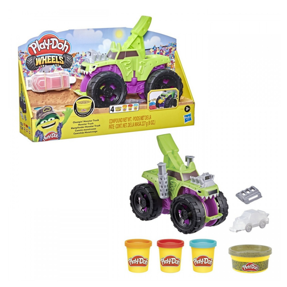 Set Plastilina Monster Truck Chomping, +3 ani, Play Doh