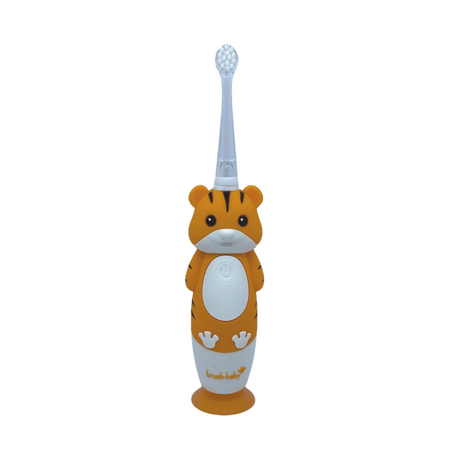 Periuta de dinti electrica reincarcabila Wild Ones, Tigru, 0-10 ani, Brush Baby 490786
