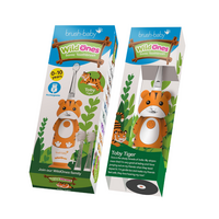 Periuta de dinti electrica reincarcabila Wild Ones, Tigru, 0-10 ani, Brush Baby