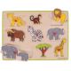 Puzzle din lemn Safari, +3 ani, 9 piese, Big Jigs 490880