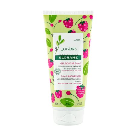 Gel de dus spumant 2 in 1 cu aroma de zmeura,