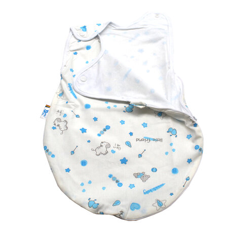 Sac de dormit, Iepuras Blue, 6-12 luni, Baltic Bebe 674300