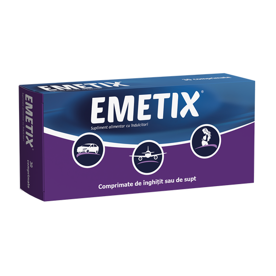 Emetix, 30 comprimate, Fiterman Pharma