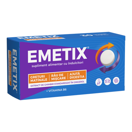 Emetix, 30 comprimate, Fiterman Pharma
