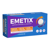 Emetix + Vitamina B6, 30 comprimate, Fiterman Pharma